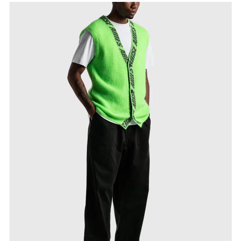 Aries Waffle Knit Sweater Vest